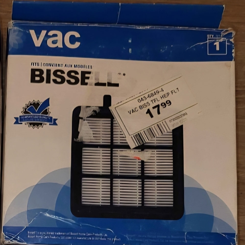 Bissell HEPA Filter in Black and White